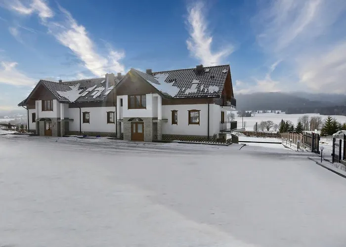 게스트하우스 Jagodowy Ski&spa Delux Z Widokiem Na Gory,4km Od Zieleniec Arena Podgrzewany Basen Zewnetrzny Latem,bilard,wi-fi W Cenie Restauracja,balia,sauna Na Miejscu